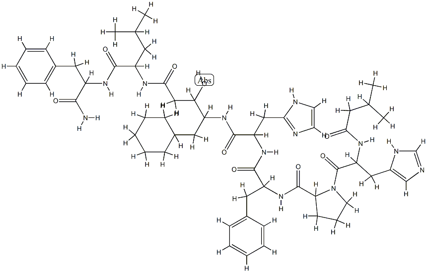 renin inhibitory peptide, 4-amino-5-cyclohexyl-3-hydroxypentanoic acid