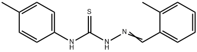 2-methylbenzaldehyde N-(4-methylphenyl)thiosemicarbazone