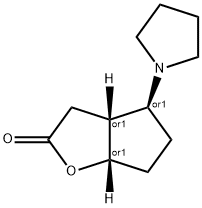 2H-Cyclopenta[b]furan-2-one,hexahydro-4-(1-pyrrolidinyl)-,(3a-alpha-,4-alpha-,6a-alpha-)-(9CI)