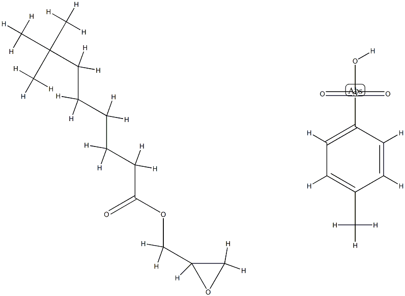 Neodecanoic acid, oxiranylmethyl ester, polymer with 4-methylbenzenesulfonic acid