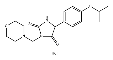 2,4-IMIDAZOLIDINEDIONE, 5-METHYL-5-(4-(1-METHYLETHOXY)PHENYL)-3-(4-MOR PHOLINYLME