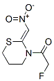 2H-1,3-Thiazine, 3-(fluoroacetyl)tetrahydro-2-(nitromethylene)- (9CI)
