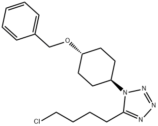 trans-5-(4-Chlorobutyl)-1-[4-(phenylmethoxy)cyclohexyl]-1H-tetrazole