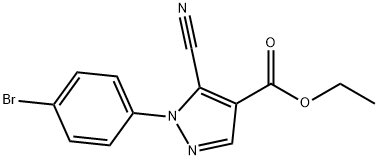 1-(4-溴苯基)-5-氰基-1H-吡唑-4-羧酸乙酯