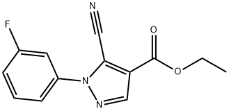 5-氰基-1-(3-氟苯基)-1H-吡唑-4-羧酸乙酯