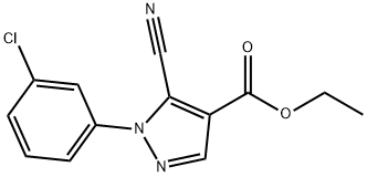 1-(3-氯苯基)-5-氰基-1H-吡唑-4-羧酸乙酯