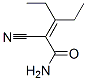 2-Pentenamide,  2-cyano-3-ethyl-