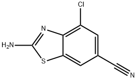 2-氨基-4-氯苯并[D]噻唑-6-碳腈