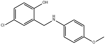 4-chloro-2-{[(4-methoxyphenyl)amino]methyl}phenol