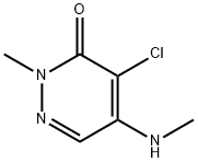 3(2H)-Pyridazinone,  4-chloro-2-methyl-5-(methylamino)-