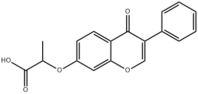 2-[(4-OXO-3-PHENYL-4H-CHROMEN-7-YL)OXY]PROPANOIC ACID
