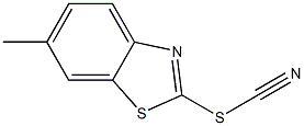 Thiocyanic acid, 6-methyl-2-benzothiazolyl ester (6CI)