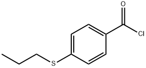 Benzoyl chloride, 4-(propylthio)- (9CI)