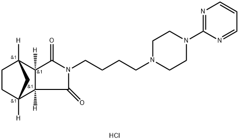 化合物 TANDOSPIRONE HYDROCHLORIDE
