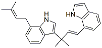 3-[(E)-3-(1H-Indol-7-yl)-1,1-dimethyl-2-propenyl]-7-(3-methyl-2-butenyl)-1H-indole