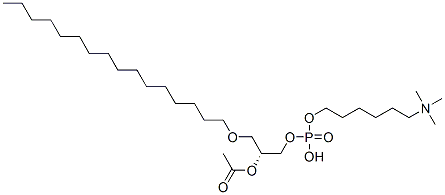 L-Α-磷脂酰基[N,N,N-三甲基]己醇胺-Β-乙酰基-Γ-十六烷