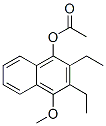 2,3-diethyl-4-methoxy-1-naphthalenol acetate