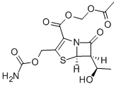 acetyloxymethyl (5R,6R)-3-(carbamoyloxymethyl)-6-(1-hydroxyethyl)-7-oxo-4-thia-1-azabicyclo[3.2.0]hept-2-ene-2-carboxylate
