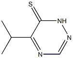 1,2,4-Triazine-6(1H)-thione,5-(1-methylethyl)-(9CI)