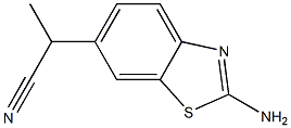 6-Benzothiazoleacetonitrile,2-amino-alpha-methyl-(9CI)