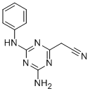 (4-AMINO-6-ANILINO-1,3,5-TRIAZIN-2-YL)ACETONITRILE