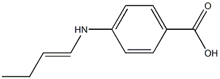 Benzoic acid, p-1-butenylamino- (6CI)