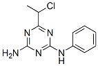 6-(1-CHLOROETHYL)-N-PHENYL-1,3,5-TRIAZINE-2,4-DIAMINE