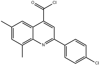 2-(4-氯苯基)-6,8-二甲基喹啉-4-甲酰氯