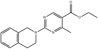 2-(3,4-二氢异喹啉-2(1H)-基)-4-甲基嘧啶-5-甲酸乙酯