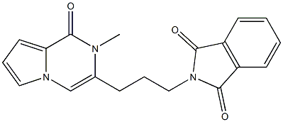 2-[3-(1,2-Dihydro-2-methyl-1-oxopyrrolo[1,2-a]pyrazin-3-yl)propyl]-1H-isoindole-1,3(2H)-dione