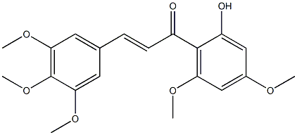 1-(2-Hydroxy-4,6-dimethoxyphenyl)-3-(3,4,5-trimethoxyphenyl)-2-propen-1-one
