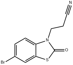 3-(6-溴-2-氧代-1,3-苯并噻唑-3(2H)-基)丙腈