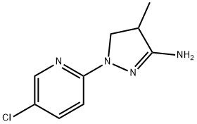 1-(5-chloro-2-pyridinyl)-4-methyl-4,5-dihydro-1H-pyrazol-3-amine