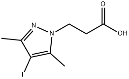 3-(4-碘-3,5-二甲基-1H-吡唑-1-基)丙酸