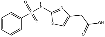 2-[2-(苯磺酰基氨基)-1,3-噻唑-4-基]乙酸