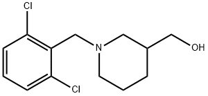 1-(2,6-二氯-苄基)-哌啶-3-基]-甲醇