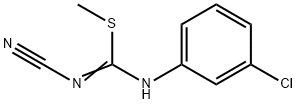 N-(3-氯苯基)-N'-氰基亚胺基硫代氨基甲酸甲酯
