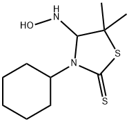 3-cyclohexyl-4-(hydroxyamino)-5,5-dimethyl-1,3-thiazolidine-2-thione