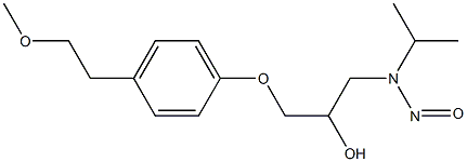 1-[4-(2-Methoxyethyl)phenoxy]-3-(isopropylnitrosoamino)-2-propanol