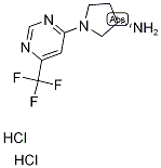 (3S)-1-[6-(Trifluoromethyl)pyrimidin-4-yl]pyrrolidin-3-amine dihydrochloride