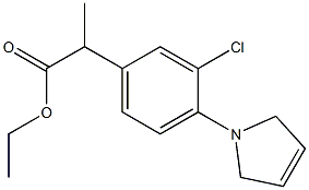 Ethyl 2-[3-Chloro-4-(3-pyrrolin-1-yl)phenyl]propionate
