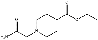 1-Carbamoylmethyl-piperidine-4-carboxylic acid ethyl ester