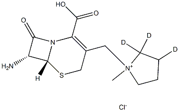 1-[[(6R,7R)-7-AMino-2-carboxy-8-oxo-5-thia-1-azabicyclo[4.2.0]oct-2-en-3-yl]Methyl]-1-MethylpyrrolidiniuM-d3 Chloride