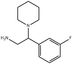 2-(3-Fluoro-phenyl)-2-piperidin-1-yl-ethylamine