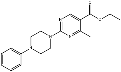 4-甲基-2-(4-苯基哌嗪-1-基)嘧啶-5-甲酸乙酯
