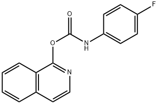 Carbamic acid, (4-fluorophenyl)-, 1-isoquinolinyl ester (9CI)