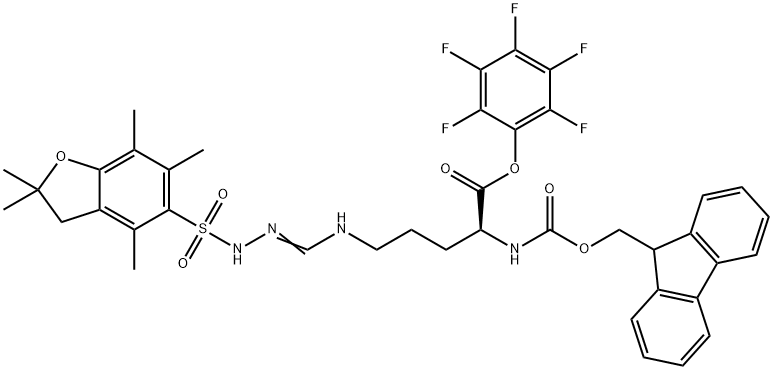 N-ALPHA-芴甲氧羰基-N-GAMMA-(2,2,4,6,7-五甲基二氢苯并呋喃-5-磺酰基)-L-精氨酸五氟苯酯