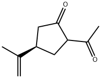 Cyclopentanone, 2-acetyl-4-(1-methylethenyl)-, (4R)- (9CI)