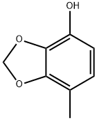 1,3-Benzodioxol-4-ol,  7-methyl-