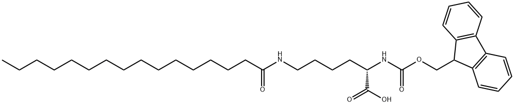 N2-[(9H-芴-9-基甲氧基)羰基]-N6-(1-氧代十六烷基)-L-赖氨酸